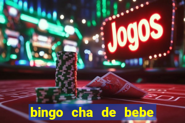 bingo cha de bebe cartelas para imprimir